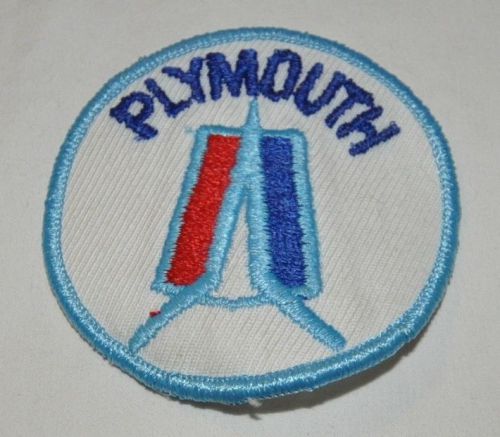 Vintage plymouth sew on patch, vintage plymouth patch, plymouth patch