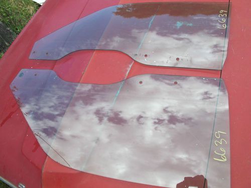 70 71 ford torino cobra gt fastback door glass tinted sunx left &amp; right side