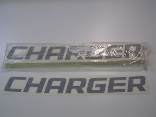 10 dodge charger 2.5x25 cot 07 nose decal b/w authentic nascar racecar 082015-12