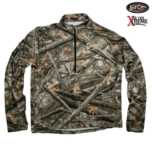 New ranger boats lost camo 1/4 zip xtreme performance dri wicking jacket