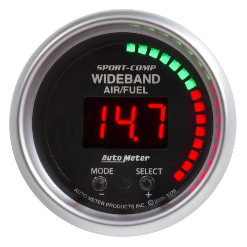 Auto meter 3397 sport-comp digital air/fuel ratio gauge