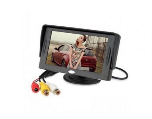 Auto car parking system 4.3 inch lcd tft rearview monitor screen backup camera