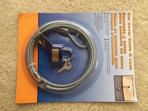 Bmw car cover lock and cable kit new