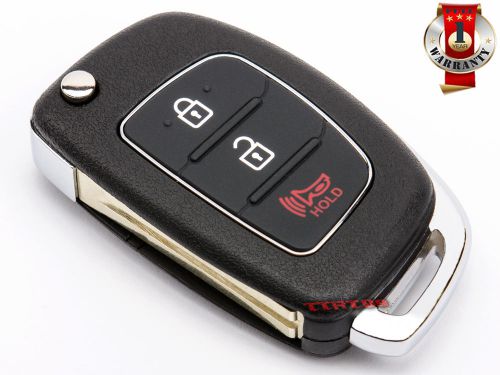 New 2013-2015 hyundai santa fe ix45  flip blade fob remote control key 3 bottons