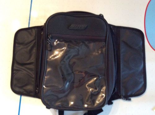 Rapid transit magnetic black tank bag