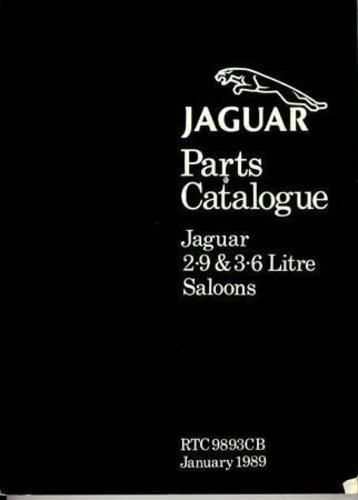 Jaguar xj6 &amp; xj40 2.9 3.6 litre saloon parts catalog (rtc9893cb) new