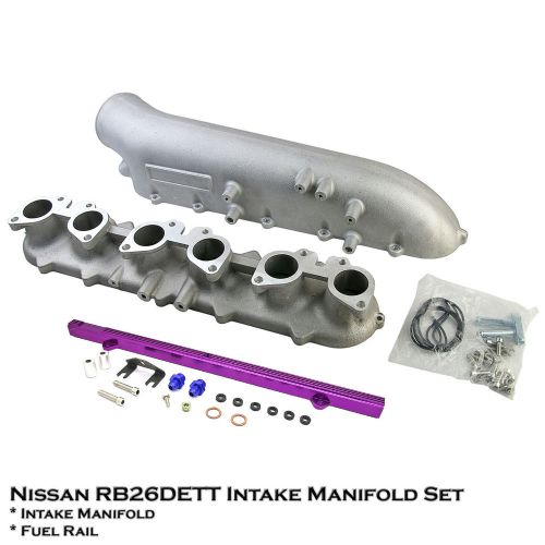 Nissan skyline gtr bnr32 bcnr33 bnr34 r34 rb26 turbo intake manifold+fuel rail