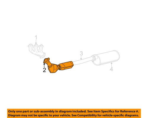 Ford oem 99-00 f-150 4.2l-v6-catalytic converter xl3z5e212bd