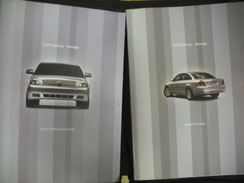 2005  mercury  montego      owners manual