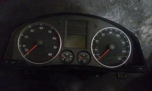 Volkswagen jetta speedometer cluster; (cluster), (sdn), vin k (8th digit), mph