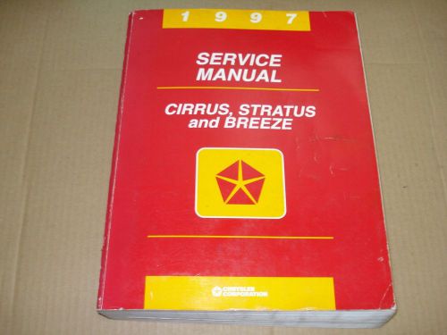 1997 cirrus, stratus, breeze service manual