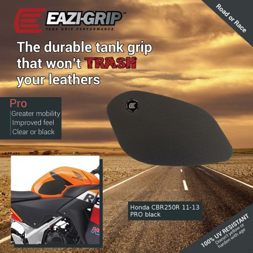 Eazi-grip pro tank grips for honda cbr250r 2011 - 2013, clear or black