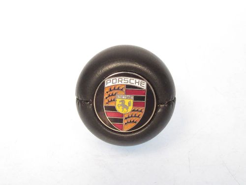 Porsche 911 &amp; 912 1961-06/1967 new amco leather gear shift knob w/ porsche logo