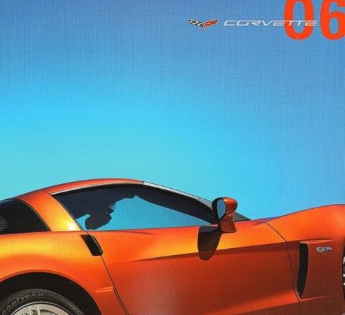 Corvette 2006 - dealer book brochure - z51 chevrolet c6 - ls2 convertible - new