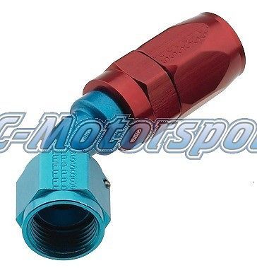 Fragola -10an 45 degree pro flow hose end 224510