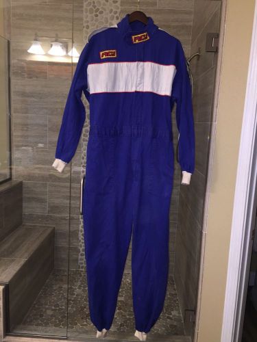 Rci racing suit 3x drivers blue jumpsuit sfi 3-2a/1