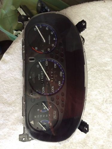 1996-2000 honda civic (no abs) instrument cluster oem speedometer 207k