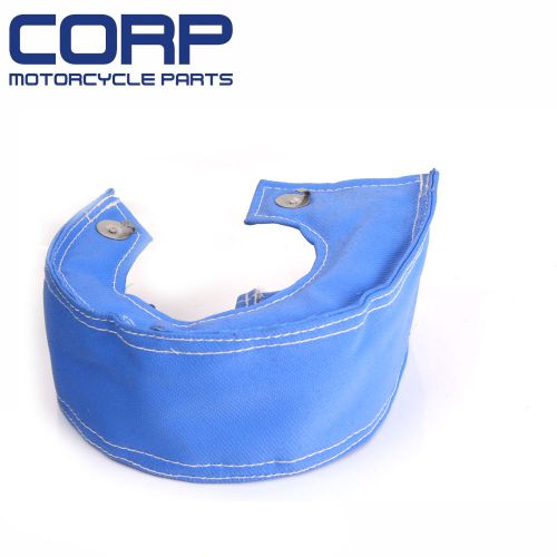 Turbo blanket heat shield cover turbocharger for t4 t04b gt35 gt40 t88 blue