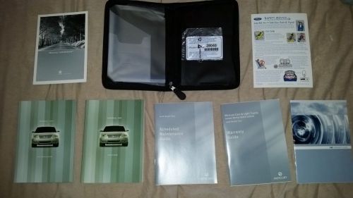 2008 mercury sable owners owner&#039;s manual case warranty 08 factory dealer