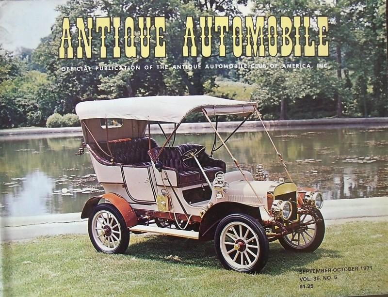 Aaca sep-oct 1971 1932 chrysler trifon special 1912-1915 briggs-detroiter