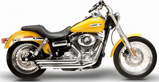 Samson exhaust legend street sweeper harley-davidson fxdc 2006-2010