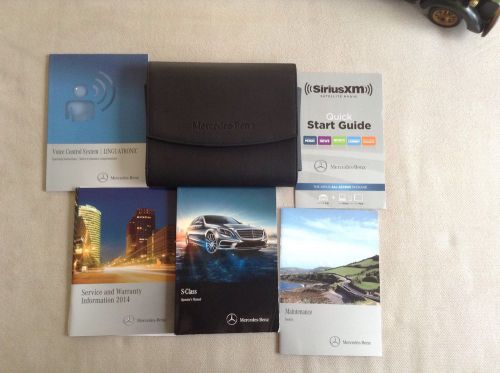 2014 mercedes benz s class owners manual