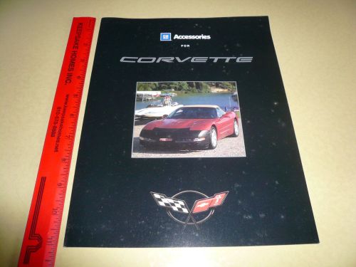 Chevrolet corvette accessories sales brochure