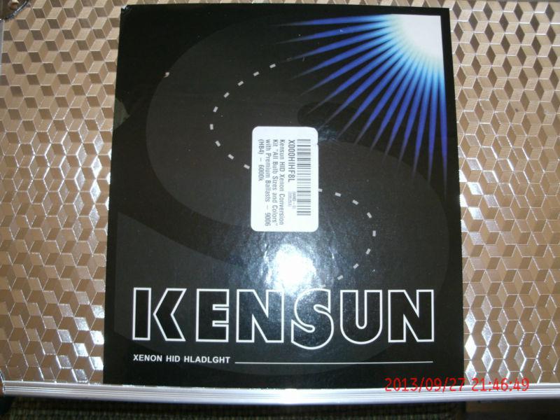 Kensun hid xenon conversion kit w/ "slim" digital ballasts - 9006 (hb4) - 6000k