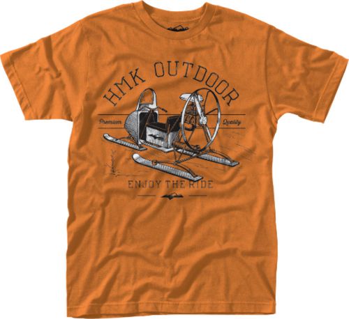 Hmk old school tshirt orange - five adult sizes