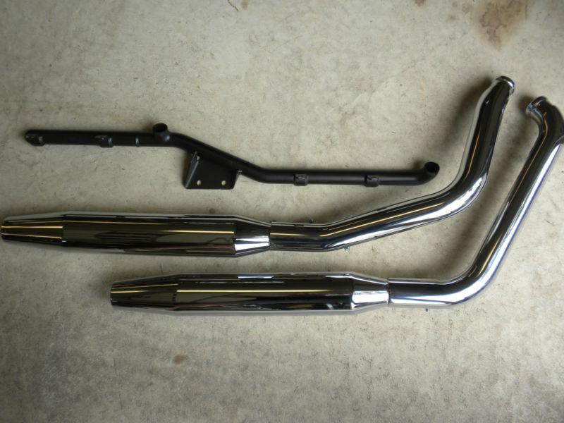 Harley davidson  exhaust system har -fxd1450  #65413-00 w/ bracket