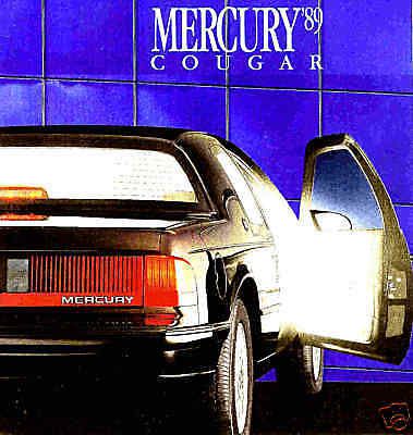 1989 mercury cougar factory brochure-cougar ls &amp; xr7 sc