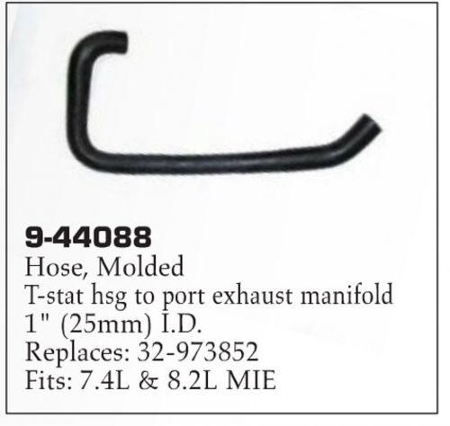 Mallory 9-44088 mercruiser thermostat housing-port exh manifold hose 32-973852