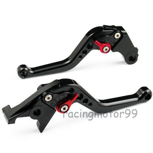 1 pair cnc black brake clutch levers for yamaha yzf r6 2005-2012 r1 2004-2008