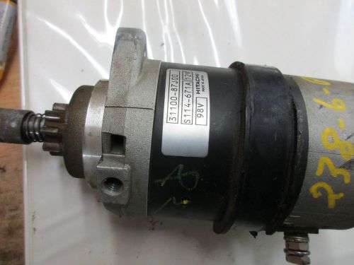 Suzuki  starter 31100-87j00  df40 50 hp  1998 thru 2010 4 stroke