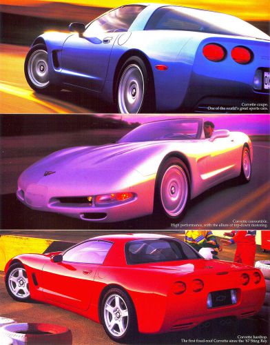 1999 chevy corvette brochure -chevy corvette coupe-convertible-hardtop-ls1