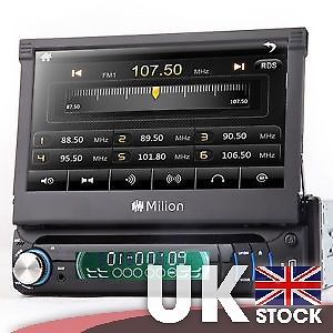 Universal ultra thin 7&#034; touch screen 1 din car dvd mp3 media player usb sd slot