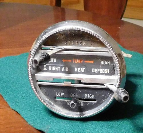 Original 1955 ford dash heater controls - the magic aire system