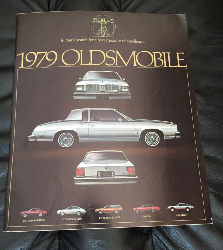 1979 oldsmobile cutlass supreme 442 calais cruise full line dealer brochure