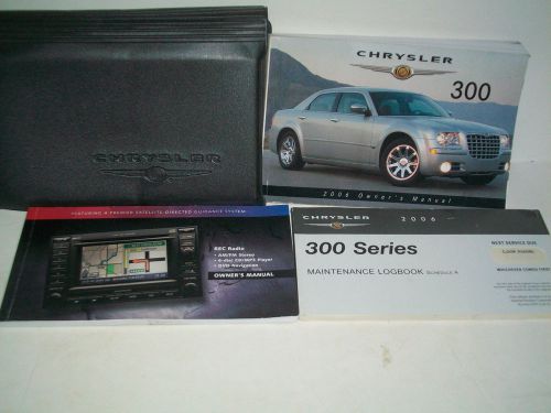 2006 chrysler 300 series owners manual kit with nav