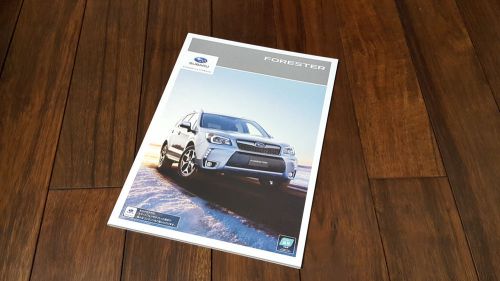 2014 subaru forester japanese brochure prospekt catalog