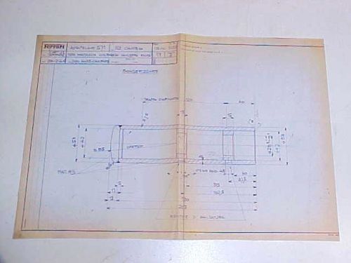 Ferrari blue print 1964 29-2-1964 oem