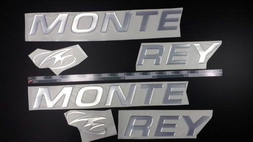 Monterey boat emblem 30&#034; epoxy stickers resistant to mechanical shocks vinyl
