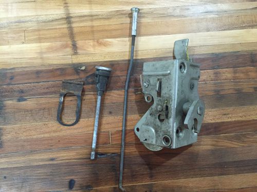 International scout ii complete door lock, plunger rod, cylinder &amp; clip!