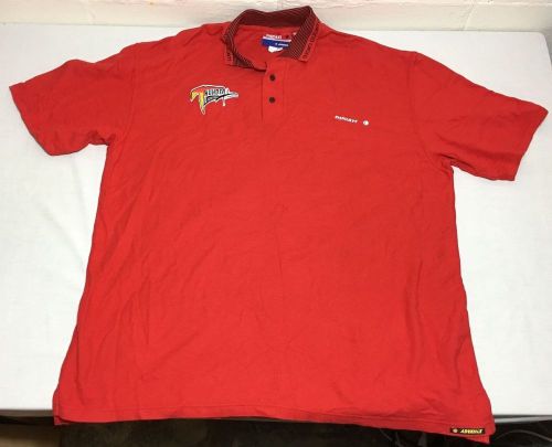 Ducati racing shell advance polo shirt size xxl red thunder &amp; lightning