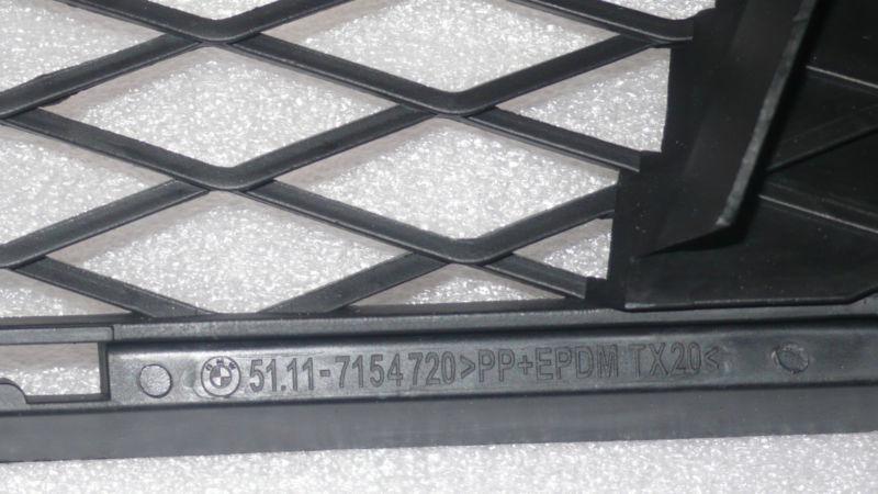 07-11 bmw 328i 335i awd front bumper rh right lower outer grille new bm1036121