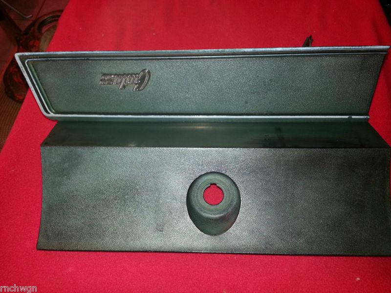 1970-72 oldsmobile cutlass 442 original gm glove box door green w/stop arm