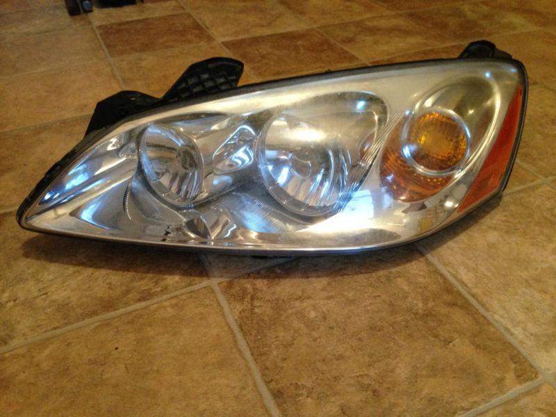 Lh 2005-2010 pontiac g6 headlight headlamp assy. complete w/ bulbs covers wiring