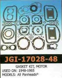 James 1948-65 panhead engine gasket & seal set  - close out