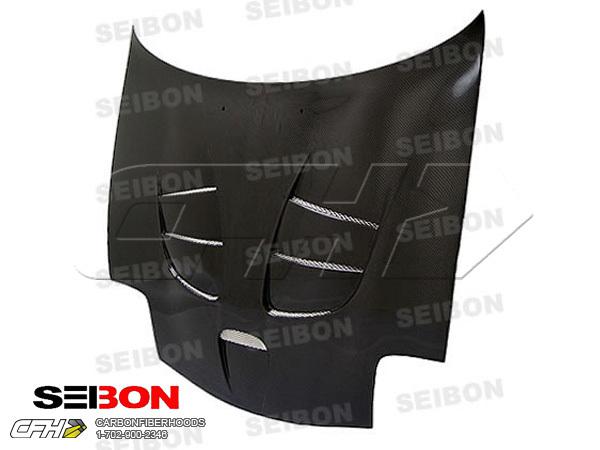 Seibon carbon fiber st-style carbon fiber hood kit auto body mazda rx7 93-02 new