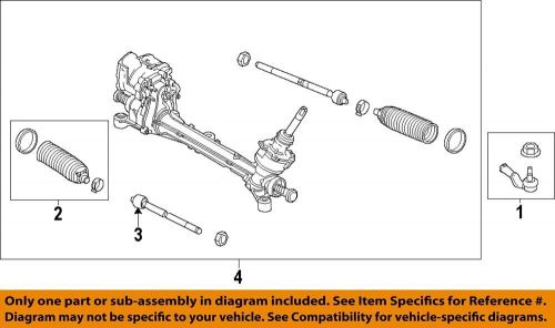 Ford oem steering gear-outer tie rod end bv6z3a130f